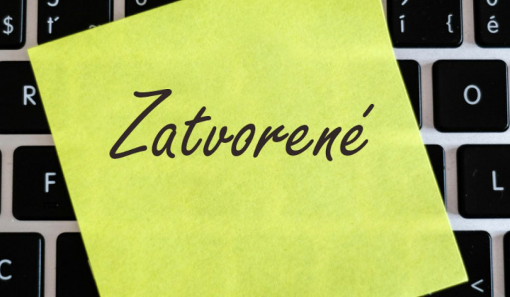 Fotka - Oznam o zatvorení miestneho úradu