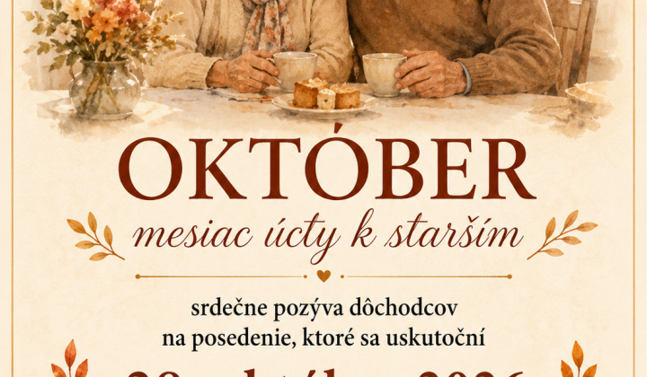 Fotka - Pozvánka - posedenie dôchodcov 